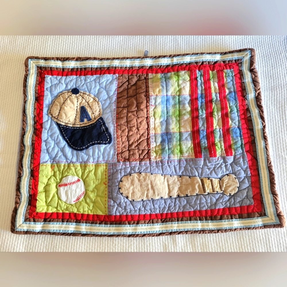 Pottery Barn Kids, Pillow Sham, Baseball, Sports